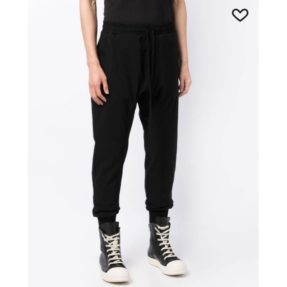 ThomKrom Drawstring Terry Cloth Sweat Pants Black - Picture 1 of 8